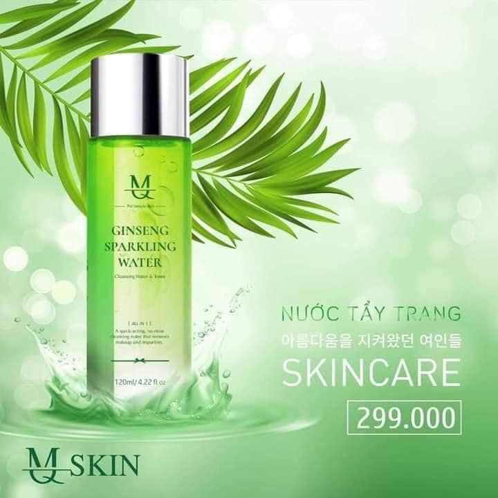 Nước tẩy trang nhân sâm MQ Skin