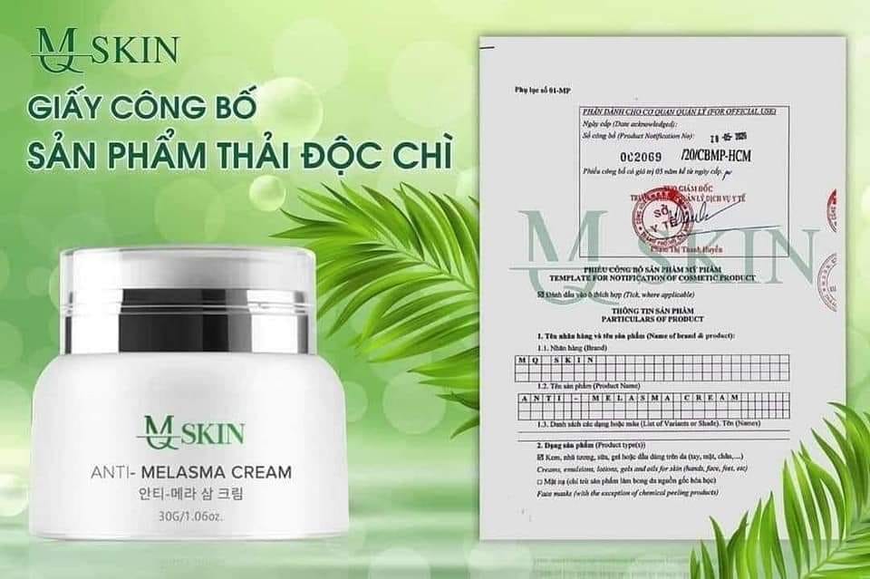 Kem trị nám thải chì MQ Skin